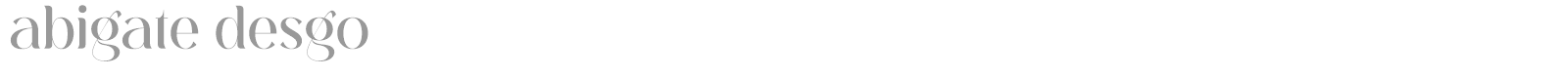 Abigate Desgo font preview